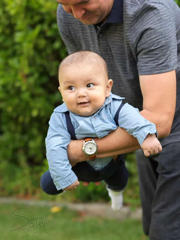 A baby filled with laughter