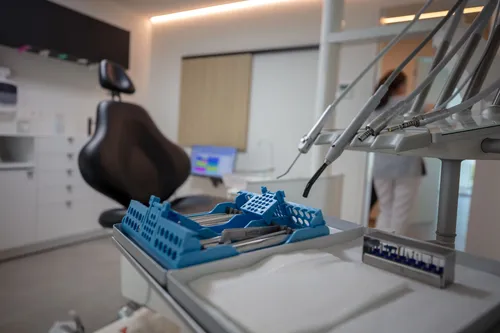 A dentistry chair